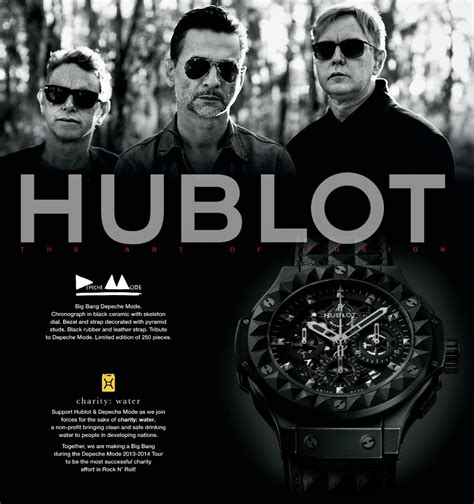 depeche mode watch replica|hublot and depeche watch.